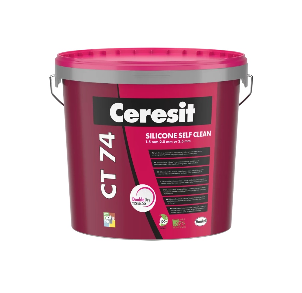 Ceresit CT 74 silikonová fasádní omítka 1,5mm 25kg